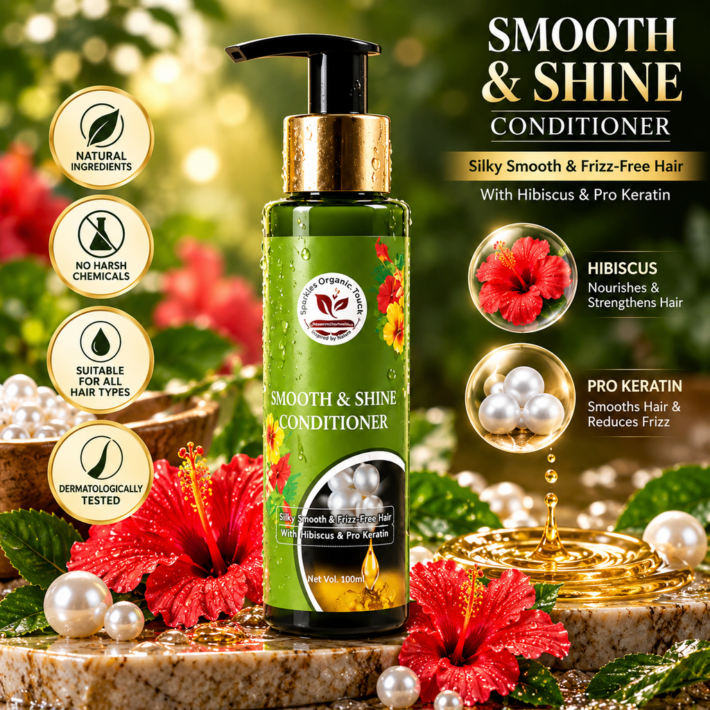 Smooth & Shine Conditioner – Hibiscus & Pro Keratin | 100mL