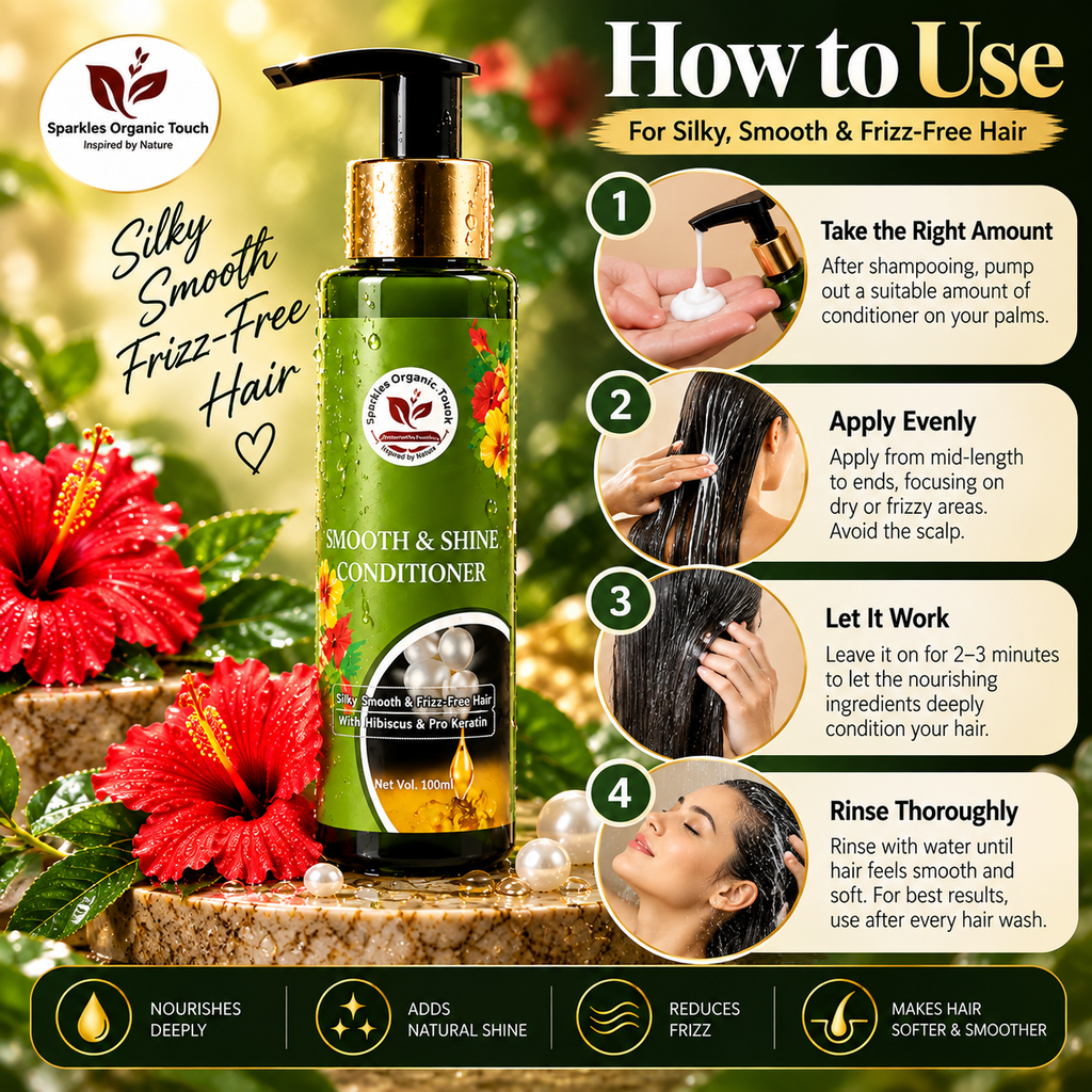 Smooth & Shine Conditioner – Hibiscus & Pro Keratin | 100mL