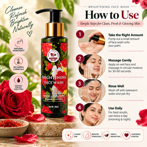 Korean Secret Brightening Face Wash – 100mL