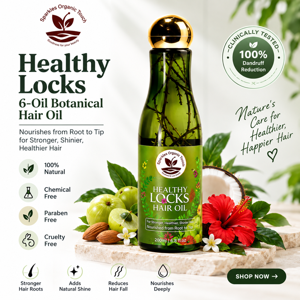 Healthy Locks 6-Oil Botanical Hair Oil – 200ml