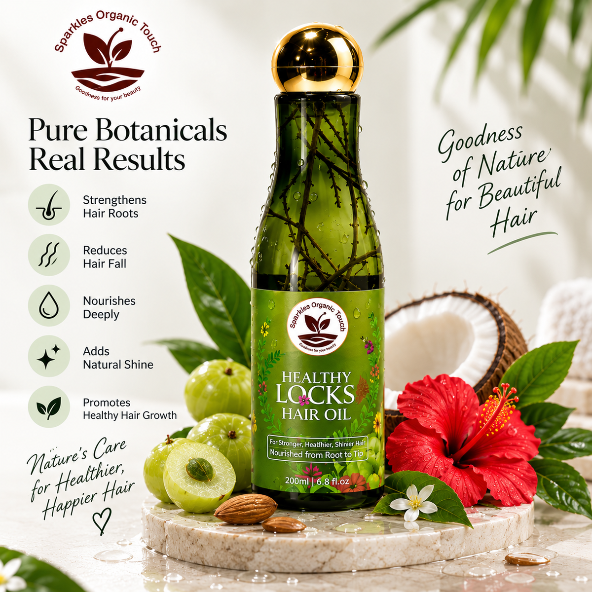 Healthy Locks 6-Oil Botanical Hair Oil – 200ml